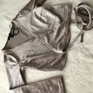 Forever 21 velvet long sleeve
